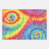 Colorful Tie Dye Inpakpapier Vel (Voorkant 3)