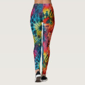 Colorful Tie Dye Multi-color Leggings (Achterkant)