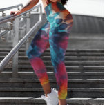 Colorful Tie Dye Multi-color Leggings<br><div class="desc">Dit ontwerp kan worden gepersonaliseerd door de Edit optie van het Ontwerp te kiezen. Je kunt ook overdragen naar andere objecten. Neem contact met me op via colorflowcreations@gmail.com of gebruik de chatoptie bovenaan de pagina als u dit ontwerp op een ander product wilt plaatsen of hulp nodig hebt. Bekijk meer...</div>
