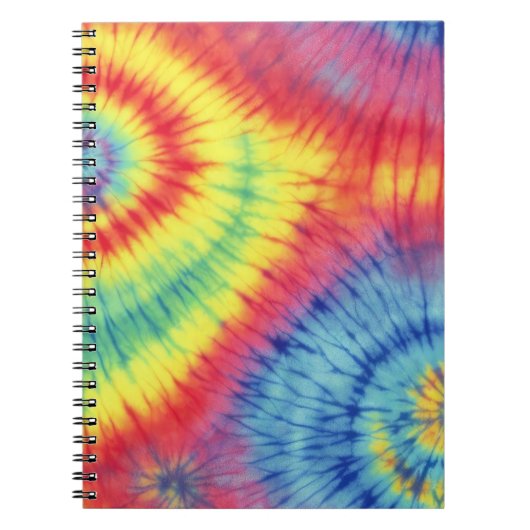 Colorful Tie Dye Notitieboek (Voorkant)