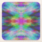 Colorful Tie Dye Style Art Kartonnen Onderzetters (Voorkant)