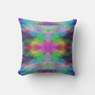 Colorful Tie Dye Style Art Kussen