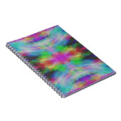Colorful Tie Dye Style Art Notitieboek (Rechterzijde)