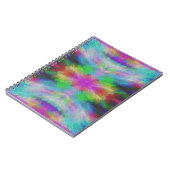 Colorful Tie Dye Style Art Notitieboek (Linkerzijde)