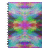 Colorful Tie Dye Style Art Notitieboek (Voorkant)