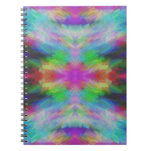 Colorful Tie Dye Style Art Notitieboek