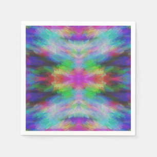 Colorful Tie Dye Style Art Servet