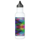 Colorful Tie Dye Style Art Waterfles (Links)