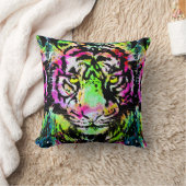 Colorful Tiger Head - Tiger Women Sierkussen (Deken)