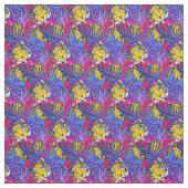 Colorful Tiger Oerwoud Pattern Stof (Swatch)