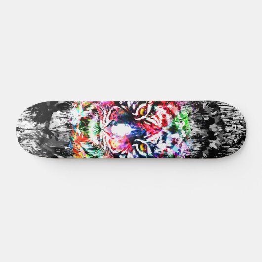 Colorful Tiger Skateboard Deck - Tiger (Horizontaal)