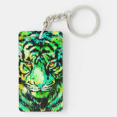 Colorful Tiger Sleutelhanger - Wildlife Big Cats (achterkant)