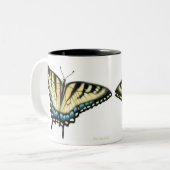 Colorful Tiger Swallowtail Butterfly Mok (Voorkant links)