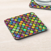 Colorful Tile-ontwerp Bier Onderzetter (Linkerzijde)