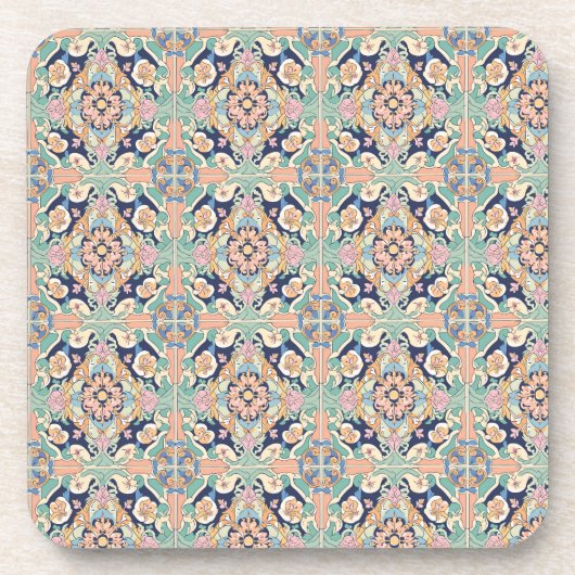 Colorful Tile-ontwerp Bier Onderzetter (Voorkant)