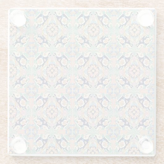 Colorful Tile-ontwerp Glazen Onderzetter (Achterkant)