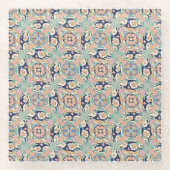 Colorful Tile-ontwerp Glazen Onderzetter (Voorkant)