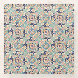 Colorful Tile-ontwerp Glazen Onderzetter