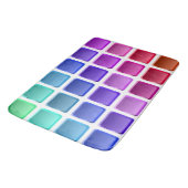 COLORFUL TILE SQUARES BADMAT (Gekanteld)