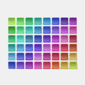 COLORFUL TILE SQUARES DEURMAT (Voorkant)