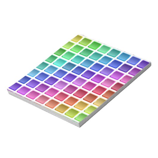 COLORFUL TILE SQUARES NOTITIEBLOK (Linkerzijde)