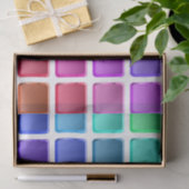 COLORFUL TILE SQUARES TISSUEPAPIER (Geschenk)