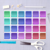 COLORFUL TILE SQUARES TISSUEPAPIER (Craft)