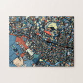 Colorful Tokyo Map Legpuzzel (Horizontaal)