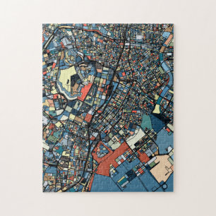 Colorful Tokyo Map Legpuzzel