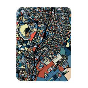 Colorful Tokyo Map Magneet