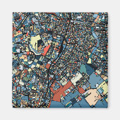 Colorful Tokyo Map Magneet (Voorkant)