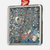 Colorful Tokyo Map Metalen Ornament (Links)