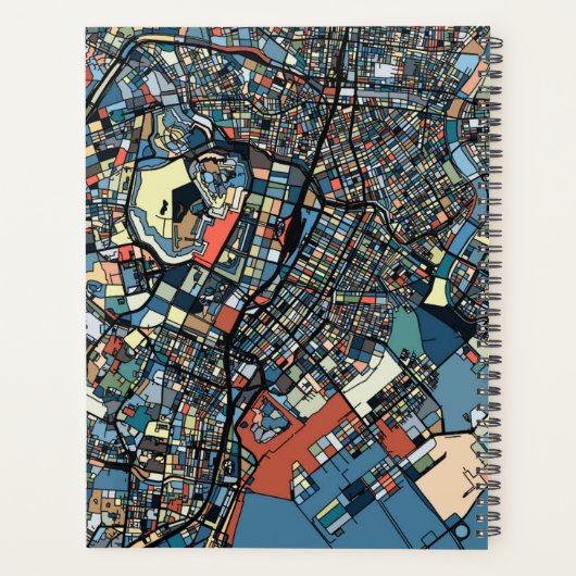Colorful Tokyo Map Planner (Achterkant)