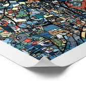 Colorful Tokyo Map Poster (Hoek)