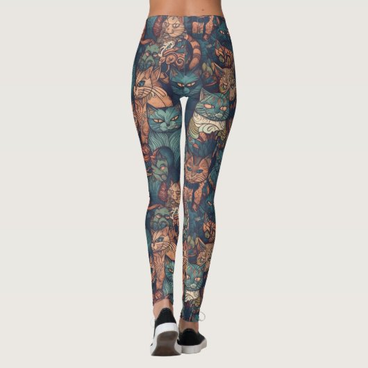 Colorful Tom Cats Leggings - (Achterkant)