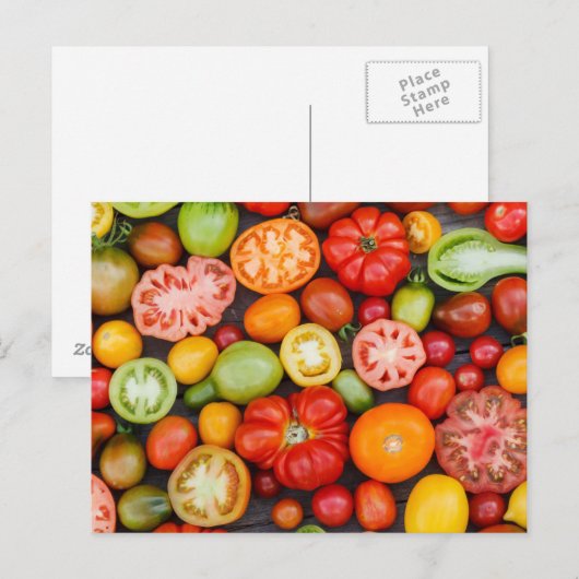 Colorful Tomatoes Briefkaart (Voorkant / Achterkant)