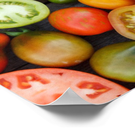 Colorful Tomatoes Poster (Hoek)