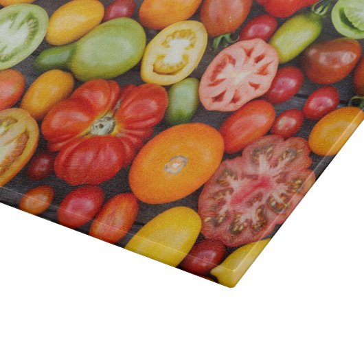 Colorful Tomatoes Snijplank (Hoek)