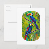 Colorful Toucan Bird Art Briefkaart (Voorkant / Achterkant)