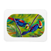 Colorful Toucan Bird Art Magneet (Horizontaal)
