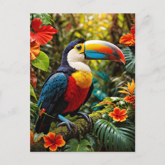 Colorful Toucan Bird Briefkaart (Voorkant)