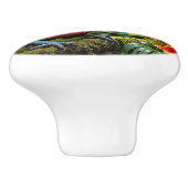 Colorful Toucan Bird Keramische Knop (Zijkant)