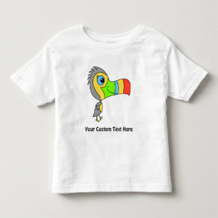 Colorful Toucan Bird. Kinder Shirts