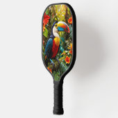 Colorful Toucan Bird Pickleball Paddle (Links)