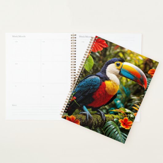 Colorful Toucan Bird Planner (Display)