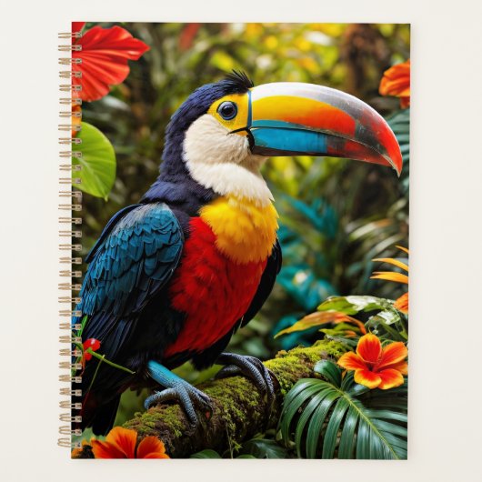 Colorful Toucan Bird Planner (Voorkant)