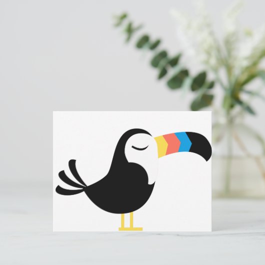 Colorful Toucan Briefkaart (Staand voorkant)