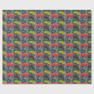 Colorful Toucan Graffiti Cadeaupapier