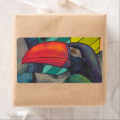 Colorful Toucan Graffiti Etiket (Insitu)