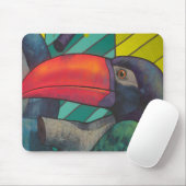 Colorful Toucan Graffiti Muismat (Met muis)